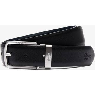 LACOSTE Bælte-gave sæt, sort/marine