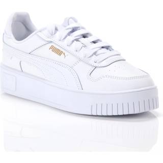 PUMA Carina Street Sneakers Youth, Shoes, White/Gold, 36