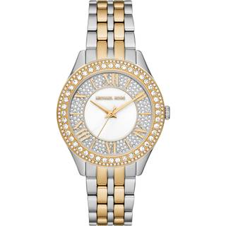Michael Kors Harlowe Two-Tone Stainless Steel Silver Dial Women's Watch MK4811