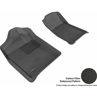 3d Maxpider Custom Fit Kagu Floor Mat (sort) kompatibel med Chevrolet Silverado 1500 Regelm?ssig f?rerhus/GMC Sierra 1500 Regelm?ssig f?rerhus 20