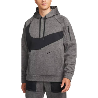 Nike Therma-FIT Pullover-fitnesshættetrøje til mænd - grå - M