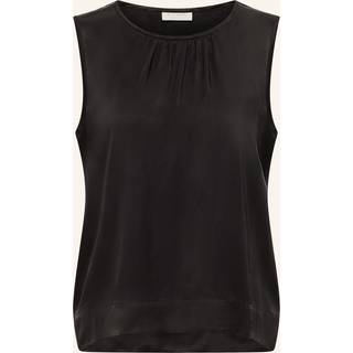Viscose Shirt Blouse in black plain