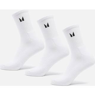 MP Unisex Crew Socks (3-pak) – Hvid - UK 6-8