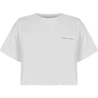 Loose Cropped Tee, White