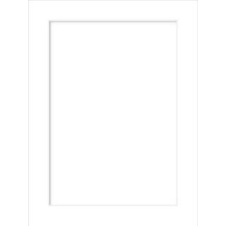 Passepartout - Hvid - Str: 70 x 100 | 49 x 69 Cm