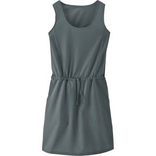 Patagonia Women's Fleetwith Dress Kjole Damer størrelse XXL farve grå