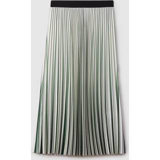 Reiss Saige Plisseret Stribet Midi NederdeleEU 36 (UK 8)