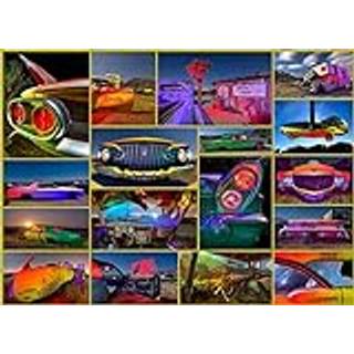 Ny! Junkyard Lights 1 000 Piece Jigsaw Puzzle. Lysmalede natbilleder af den prisvindende fotograf Troy Paiva.