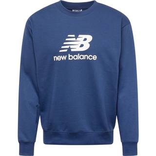 New Balance Sport Essentials Logo Crew Str. S Blå