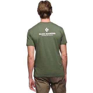Black Diamond S/S Equipment For Alpinist Tee T-shirt Herrer størrelse XL farve olivengrøn