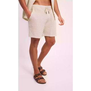 OAS Porto Waffle Shorts Ecru