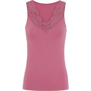Belen ribtop V-blonde - Malva - L/XL - Tim & Simonsen