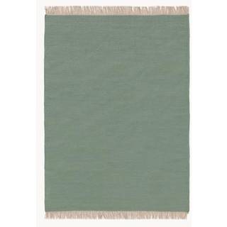 Håndvævet uldtæppe Liv med frynser