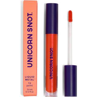 Unicorn Snot Liquid Metal Lip Paint - Metallic Lip Gloss - Ikke -t?rrende langvarig flydende l?bestift Intense pigmentl?befarve med metallisk ski