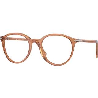 Persol Unisex PO3353V 1213 Optiske stel Acetat Brun Transparent Pantos Normal