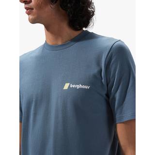Berghaus Berghaus Grey Climbing Record Short Sleeve 100% Cotton T-Shirt