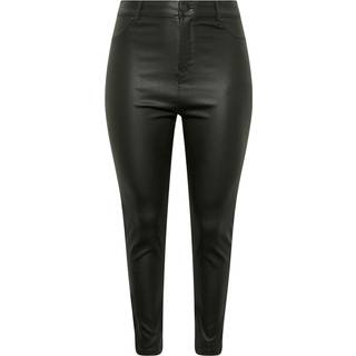 Yours Curve Yours Curve Black Coated AVA Trousers