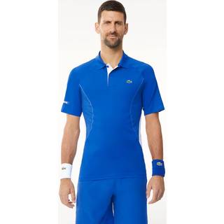 Lacoste Tennis x Novak Djokovic Ultra-Dry Polo Shirt Saphir Blue