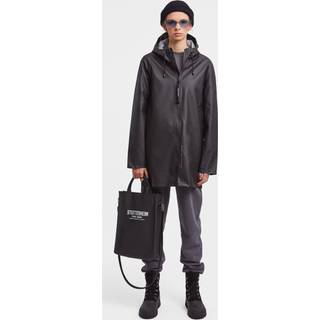 Stockholm Lightwight Zip Raincoat Black - Black - M