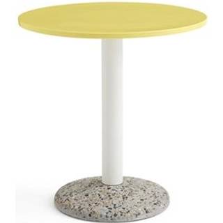 HAY Ceramic Table (Ø70 cm) Spisebord Bright Yellow
