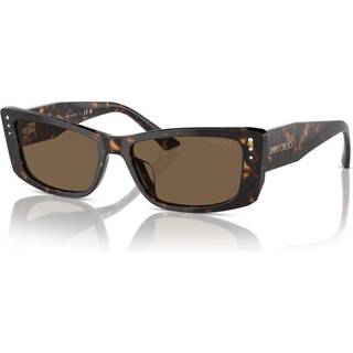 Jimmy Choo Kvinde JC5002BU 500273 Solbriller Acetat Havana Brun Pillow Normal
