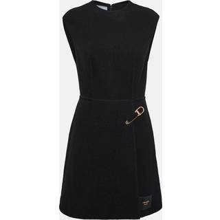 Prada Embellished wool minidress - black - L