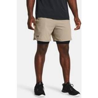 Under Armour Vanish Woven Men's 2-in-1 Shorts Timberwolf Taupe / Black / Black XXL
