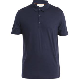 Icebreaker Merino 150 Tech Lite III S/S Polo Merino-shirt Herrer størrelse L farve blå