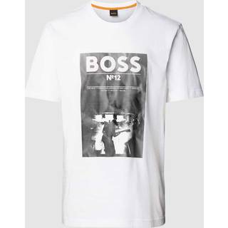 BOSS Orange Herren T-Shirt weiß