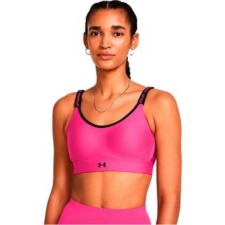 bh Under Armour UA Infinity Mid 2.0 Bra-PNK 1384123-686 Størrelse S D-DD