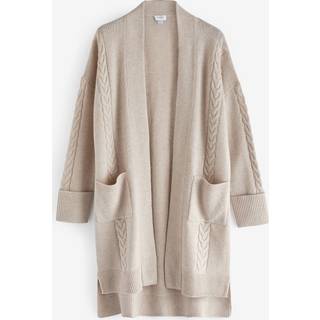 Seraphine Seraphine Cream Knit Maternity Cardigan With Patch Pockets