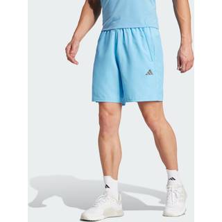Train Essentials Woven træningsshorts - Semi Blue Burst / Black - M 18 CM