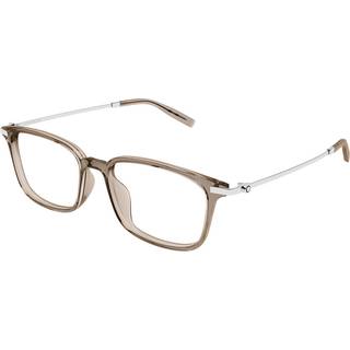 Montblanc Mand MB0315OA 004 Optiske stel Acetat Brun Transparent Firkantet