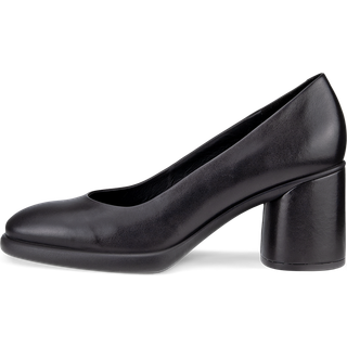 ECCO Sculpted LX 55 - Damesko i læder med blokhæl til damer - Sort - Size: 40 (UK 6.5-7)