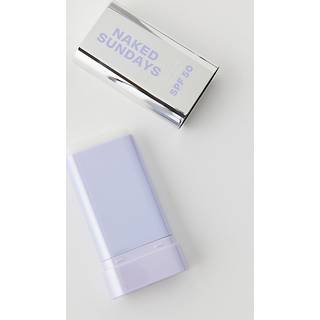 Naked Sundays SPF 50 Clear Glow Sun Stick Uparfumeret Universal Usynlig til ansigt og krop og alle hudtyper Hurtig og nem Sunstick bredspektret b