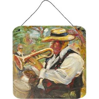 """" Caroline's Treasures Jazz Trompet Wall eller Door Hanging Prints 6 X 6 """" """" """"