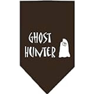 Ghost Hunter Screen Print Bandana Cocoa Small