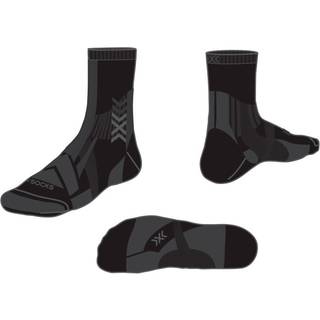 X-Socks Hike Expert Silver Crew Vandresokker størrelse 42-44 farve sort