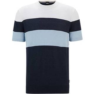 BOSS Tramonte Knit T Shirt Blue