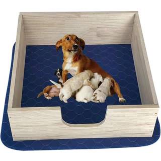 2Pack Dog Pads Vaskbar 53 x65 Ekstra store hvalpepuder Vandtæt Superabsorption Anti Skid Whelping Pad til hvalppen