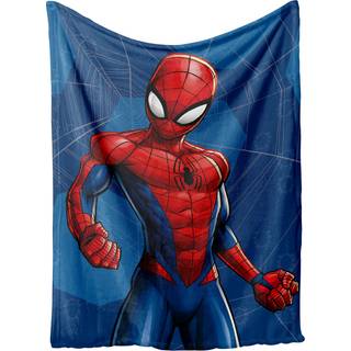 Børnetæppe - Spiderman - 100x140 cm - Blødt og lækkert fleece tæppe - Borg Living