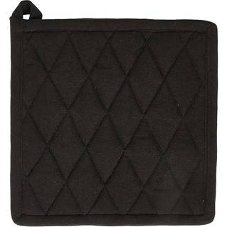 Da&#39;Core grydelap quilt 22,5x22,5 cm strib sort