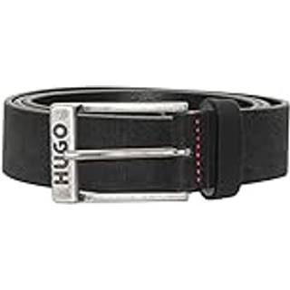 HUGO 50474257-001 Herrengürtel Gabri-Nu Leder Schwarz