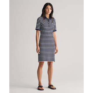 Striped Shield Pique Dress