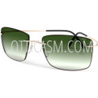 Silhouette Avior Rimless 8741/75 7630 60 Solbriller Mænd Guld - Gold - 60mm