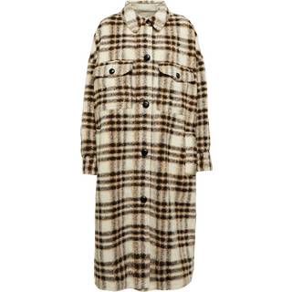 Marant Etoile Fontizi checked wool-blend coat - neutrals - S