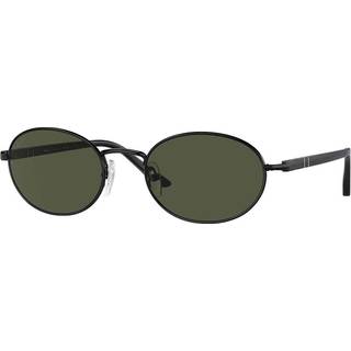 Persol Unisex PO1018S IDA 107831 Solbriller Metal Sort Grøn Rund Normal