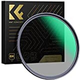 K&F Concept 72mm sort diffusion 1/2 filter Mist Cinematic Effect Lins Filter med 28 flerlagsbel?gninger Vandt?t/ridsbestandig til video/VLog/Port