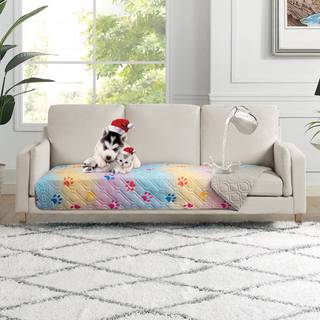 Topthumbs Vandtt hundesengebetrk 30x70 tommer vendbar pude Genanvendelig campingmtte til brn/kledyr/hund/kat Vaskbar geometrisk broderi tpp