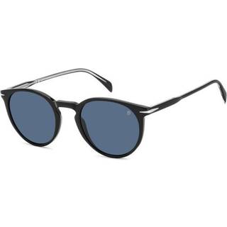 DAVID BECKHAM Mand DB 1139/S 807/KU Solbriller Acetat Sort Blå Firkantet